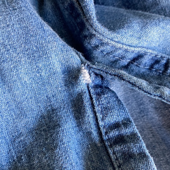 J.Jill, classic denim pearl snap, 100% cotton, XS - Picture 15 of 15
